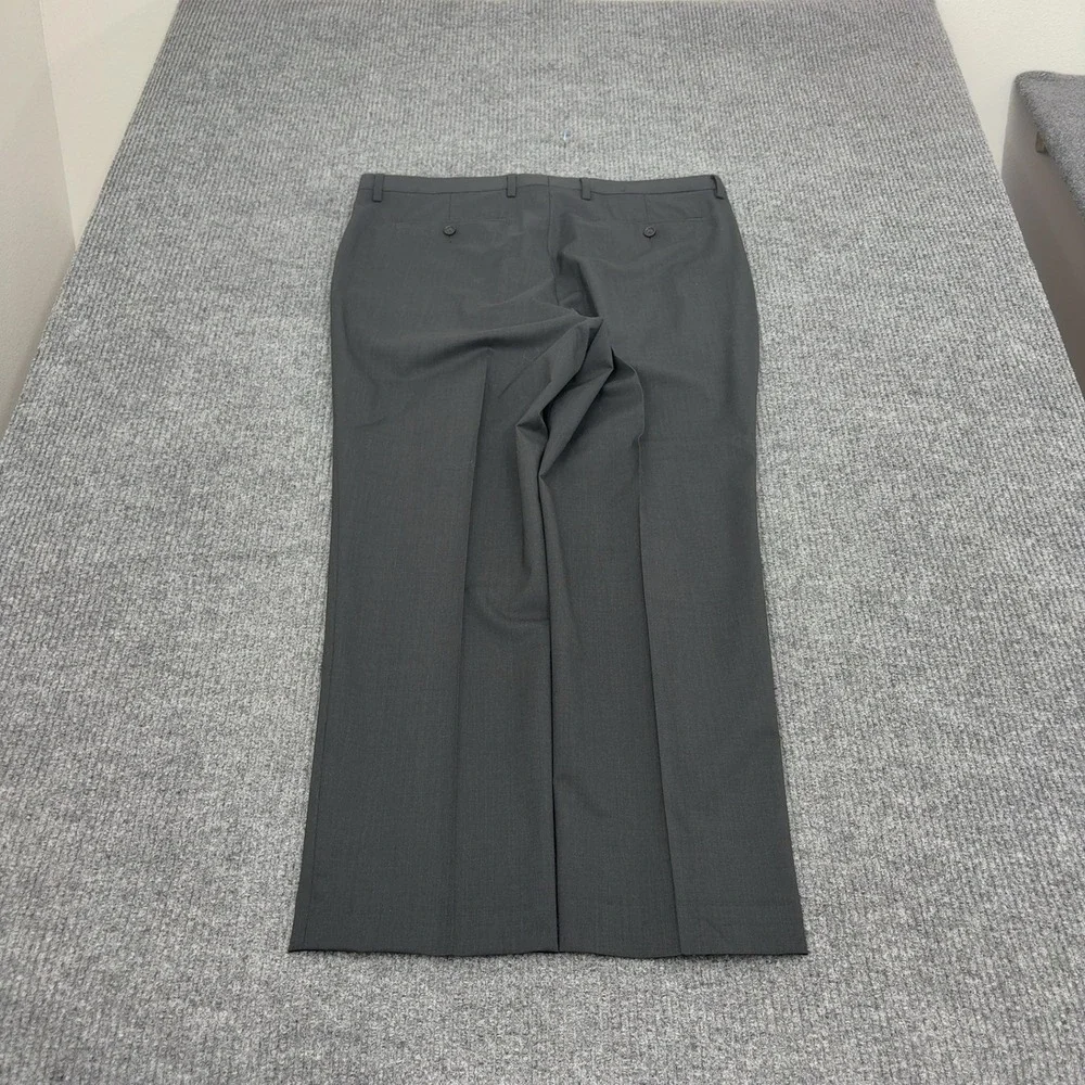Banana Republic Dress Pants Mens 36 Gray Wool Marzotto Italian Slim Fit Business